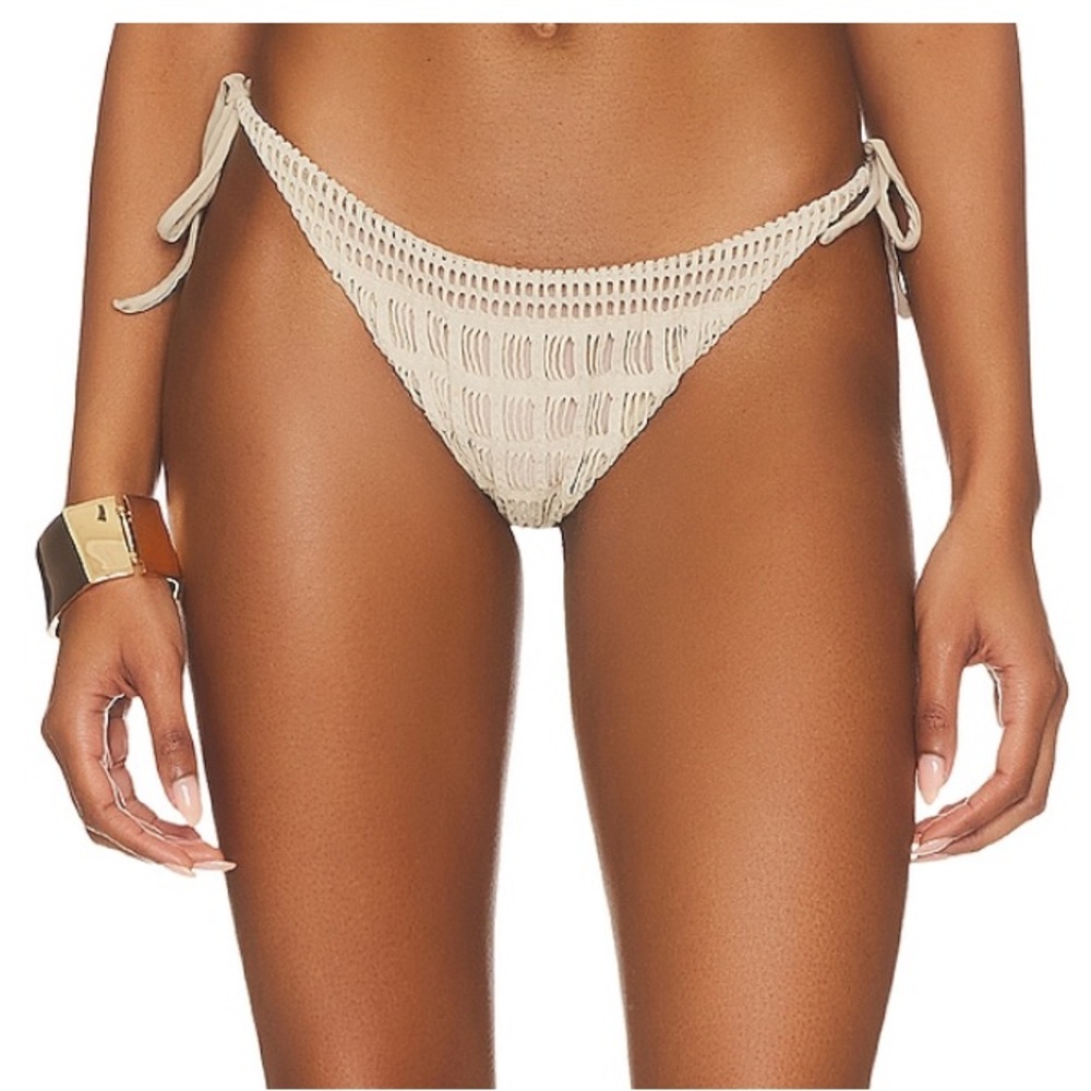 Peixoto Cream Bikini BOTTOMS